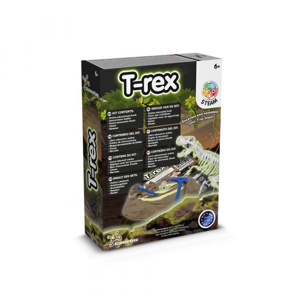 Fossil Excavation Kit II. Vzdelávacia hra pre deti dodáva sa s darčekovou taškou z kraftového papiera (90 g/m²) - Image 2