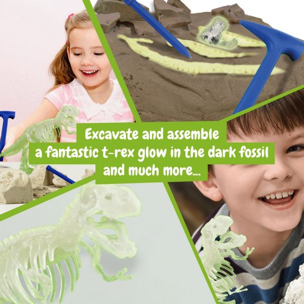 Fossil Excavation Kit II. Vzdelávacia hra pre deti dodáva sa s darčekovou taškou z kraftového papiera (90 g/m²) - Image 7