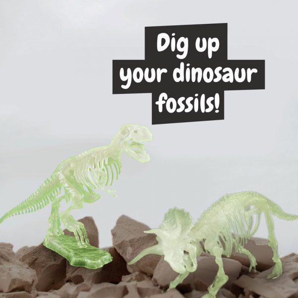 2 in 1 Fossil Excavation Kit III. Vzdelávacia hra pre deti dodáva sa s darčekovou taškou z kraftového papiera (115 g/m²) - Image 4