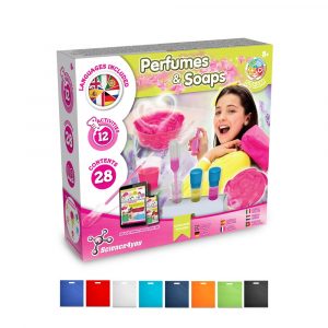 Perfume & Soap Factory Kit IV. Vzdelávacia hra pre deti dodáva sa s darčekovým vreckom z netkanej textílie (80 g/m²)