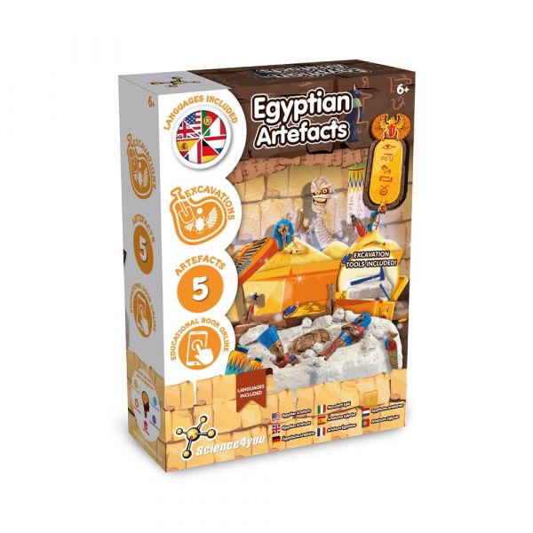 Ancient Egypt Excavation Kit V. Vzdelávacia hra pre deti dodávané so skladacou darčekovou taškou 190t - Image 2