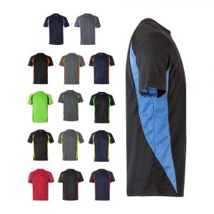 VL SLAYER. Dvojfarebné technické tričko s vtáčím okom (160 g/m²), z polyesteru (100 %)