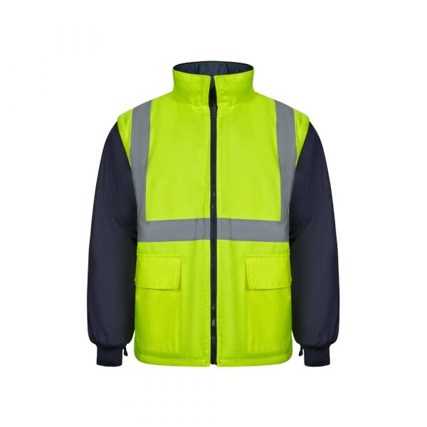VL JUNO LARGE. Dvojfarebná parka 4 v 1 (180 g/m²) z polyesteru (100 %) s PU záterom - Image 6