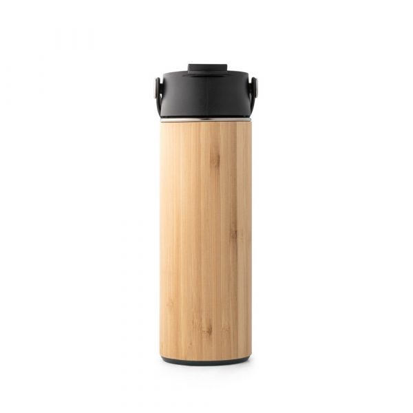 LAVER. Termoska z bambusu, nerezovej ocele a PP 440 ml - Image 2