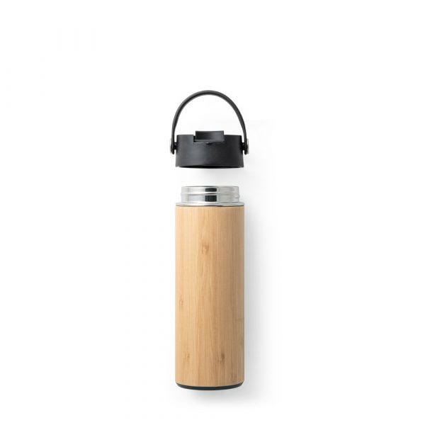 LAVER. Termoska z bambusu, nerezovej ocele a PP 440 ml - Image 3