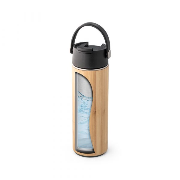 LAVER. Termoska z bambusu, nerezovej ocele a PP 440 ml - Image 6