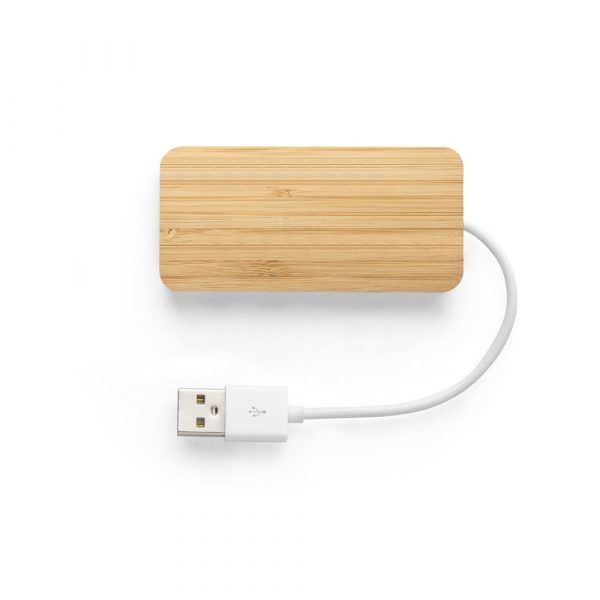 MOSER. HUB s 2 USB-A a 1 USB-C portom vyrobený z bambusa - Image 2