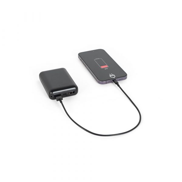 LEAKEY 10. Power banka 10 000 mAh zo recyklovaného ABS (100 % rABS) - Image 3