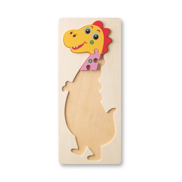 DIPLODOCO. Puzzle v tvare dinosaura v borovicovej preglejke - Image 6